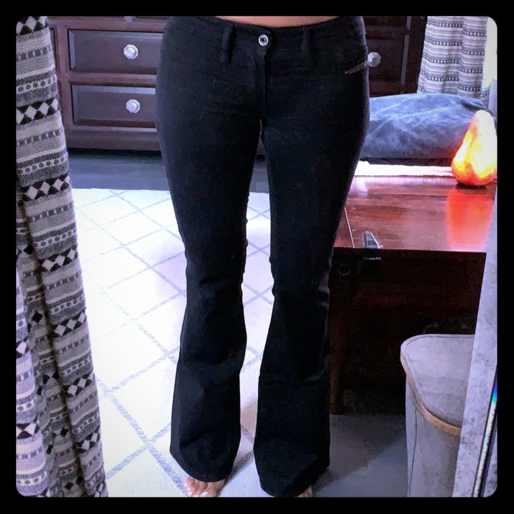 Diesel Livier-Flare Black Stretch Denim!